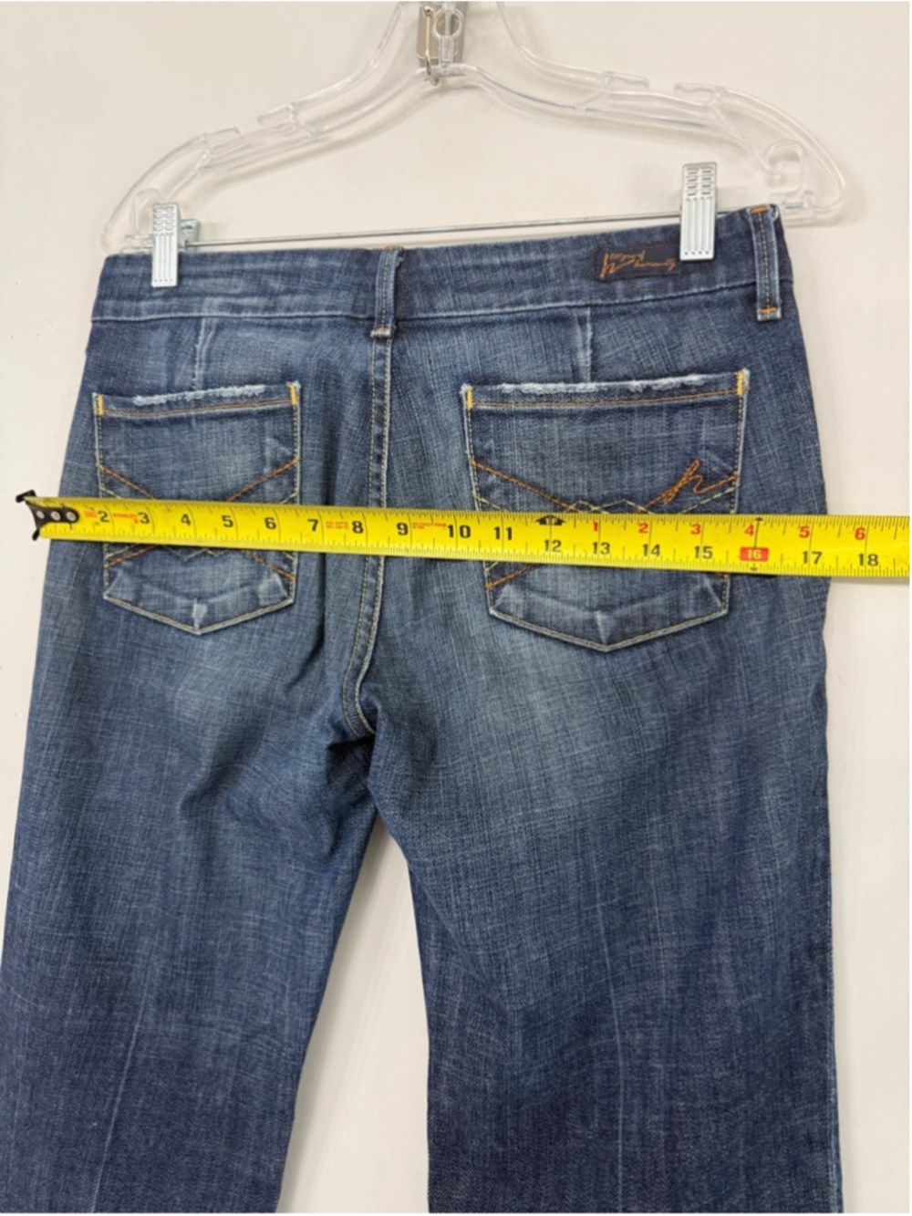 Citizens of Humanity Women’s 29 Kate Low Waist Full Leg Stretch flare jeans dark - Picture 8 of 13